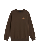 Stomper Loose Fit Sweatshirt in Coal Brown