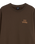 Stomper Loose Fit Sweatshirt in Coal Brown