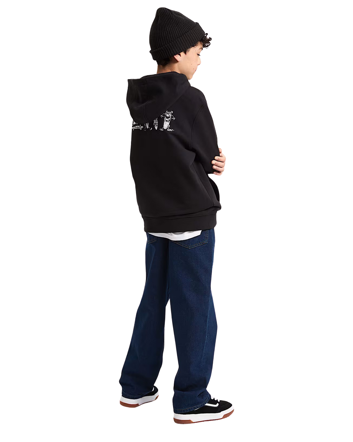 Boys Board Gang Hoodie in Black
