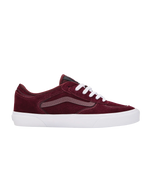 The Vans Mens Rowley Classic Shoes in Stitch Sidestripe Port Royal