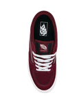 The Vans Mens Rowley Classic Shoes in Stitch Sidestripe Port Royal