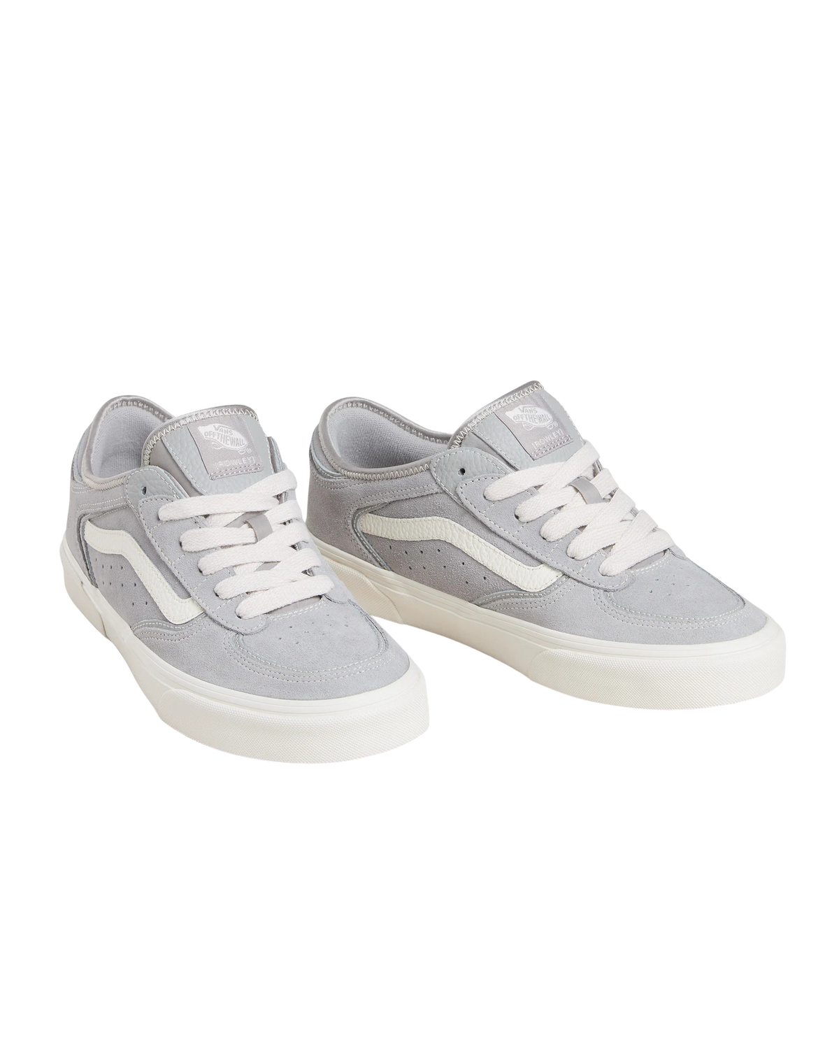 The Vans Mens Rowley Classic Shoes in Drizzle & Marshmallow