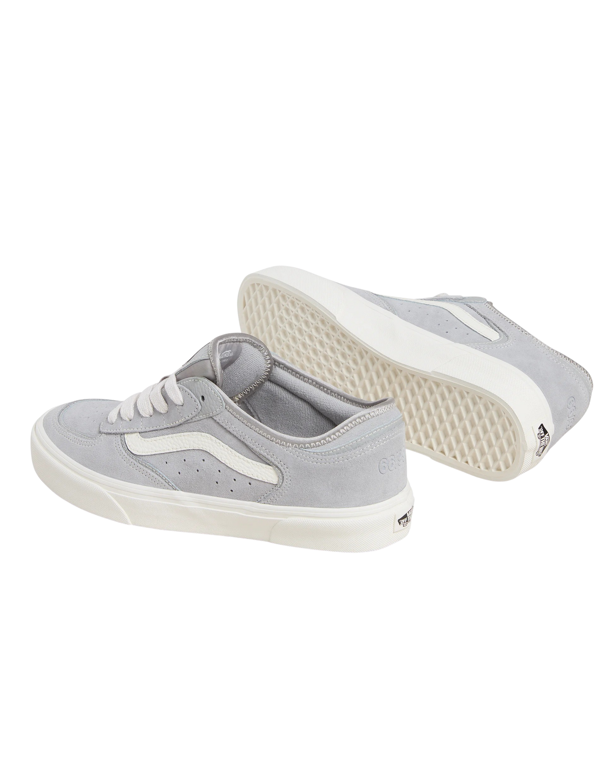 The Vans Mens Rowley Classic Shoes in Drizzle & Marshmallow