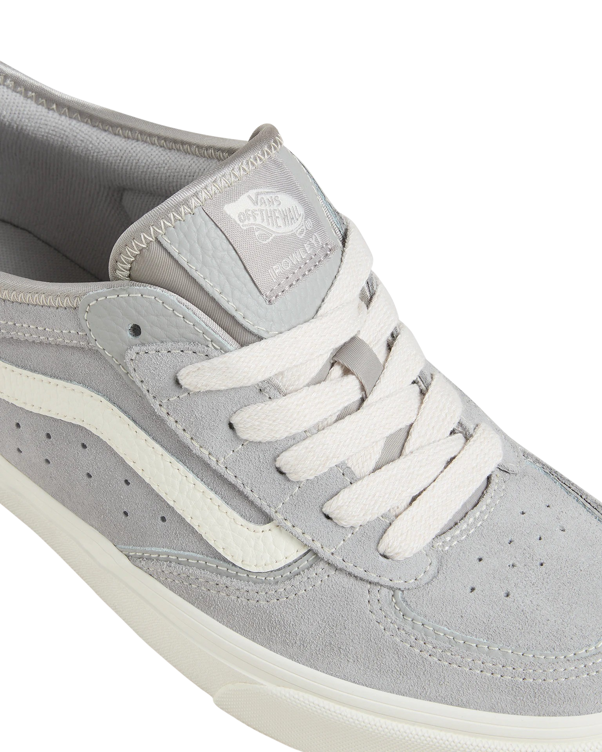 The Vans Mens Rowley Classic Shoes in Drizzle & Marshmallow