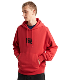 EMEA Stretch Logo Hoodie in Crimson Haze