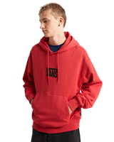 EMEA Stretch Logo Hoodie in Crimson Haze