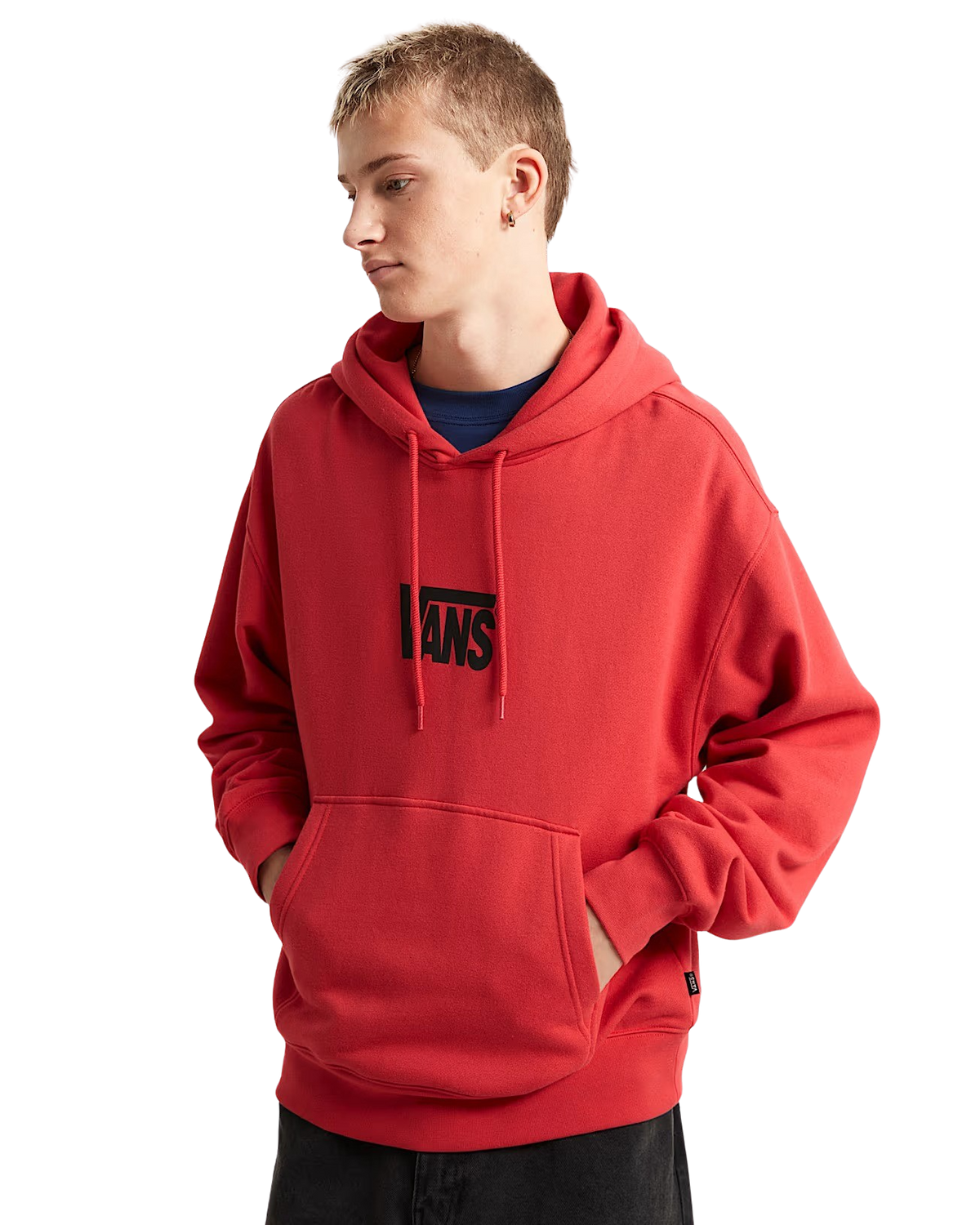 EMEA Stretch Logo Hoodie in Crimson Haze