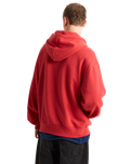 EMEA Stretch Logo Hoodie in Crimson Haze