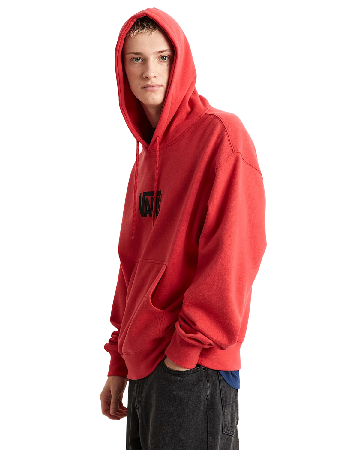EMEA Stretch Logo Hoodie in Crimson Haze