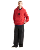 EMEA Stretch Logo Hoodie in Crimson Haze