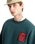 EMEA Stretch Stack Crackle Sweatshirt in Mystic Moss