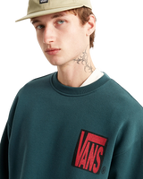 EMEA Stretch Stack Crackle Sweatshirt in Mystic Moss