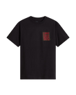 Stretch Stack Crackle T-Shirt in Black