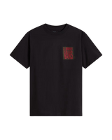 Stretch Stack Crackle T-Shirt in Black