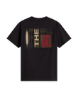 Stretch Stack Crackle T-Shirt in Black