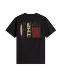 Stretch Stack Crackle T-Shirt in Black