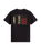 Stretch Stack Crackle T-Shirt in Black