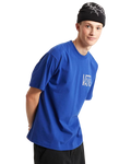 Side Talk T-Shirt in Royal Cobalt