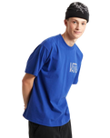 Side Talk T-Shirt in Royal Cobalt