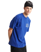 Side Talk T-Shirt in Royal Cobalt