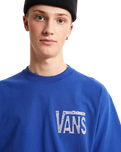 Side Talk T-Shirt in Royal Cobalt