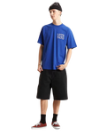 Side Talk T-Shirt in Royal Cobalt