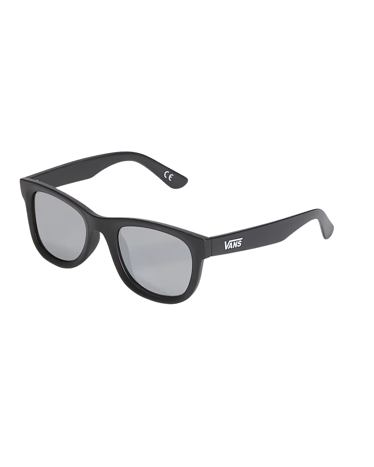 Spicoli Sunglasses in Matte Black & Silver Mirror