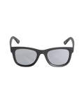 Spicoli Sunglasses in Matte Black & Silver Mirror