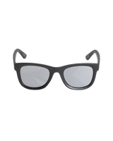 Spicoli Sunglasses in Matte Black & Silver Mirror
