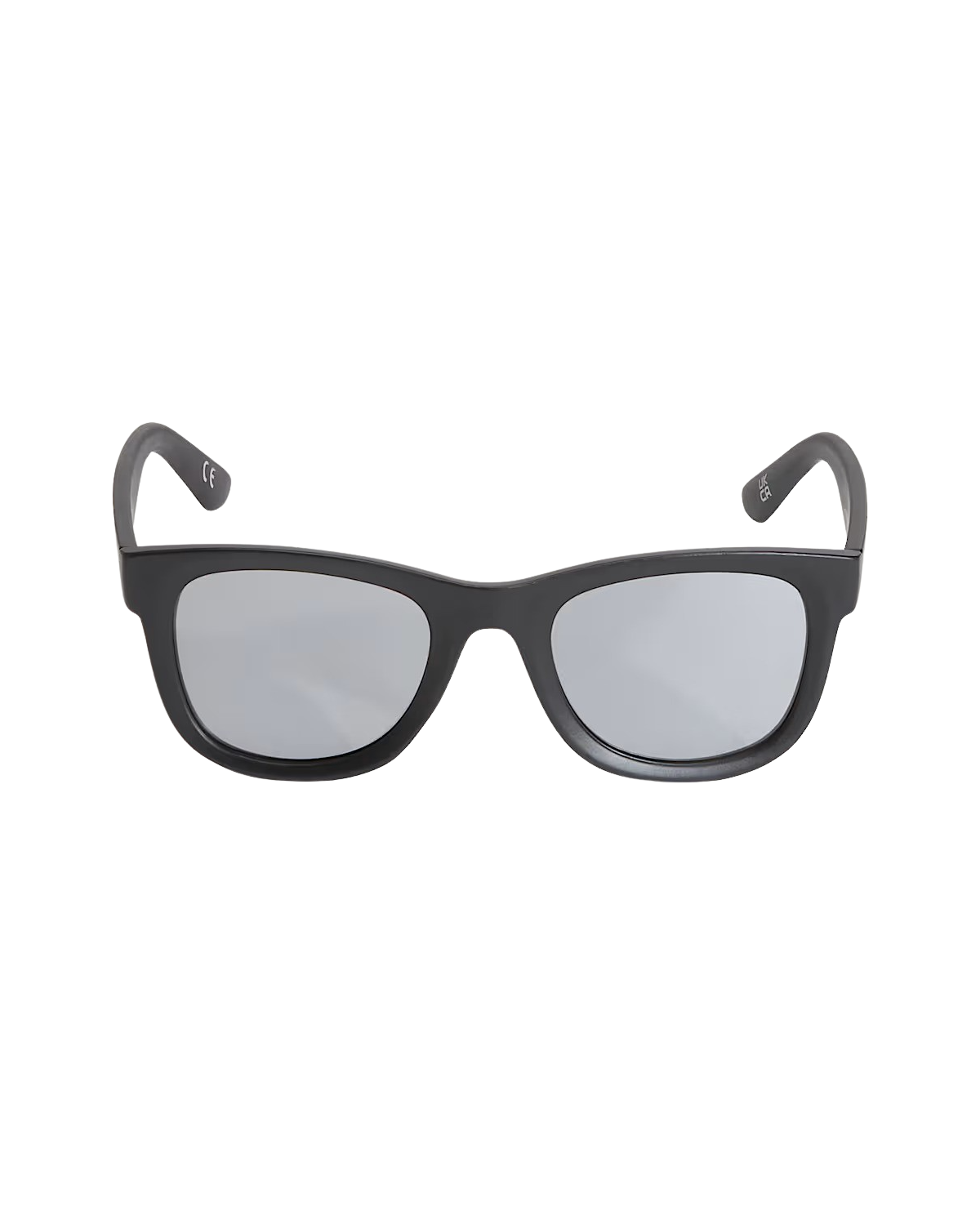 Spicoli Sunglasses in Matte Black & Silver Mirror