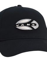 Oval Blaster Snapback Cap in Black