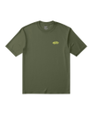 The Vans Boys Boys Double Standard T-Shirt in Green Balsam