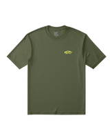 The Vans Boys Boys Double Standard T-Shirt in Green Balsam