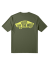 The Vans Boys Boys Double Standard T-Shirt in Green Balsam