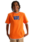 Boys Stretch Logo T-Shirt in Flame