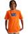Boys Stretch Logo T-Shirt in Flame