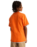 Boys Stretch Logo T-Shirt in Flame