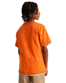 Boys Stretch Logo T-Shirt in Flame