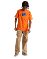 Boys Stretch Logo T-Shirt in Flame