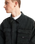 Umber Pigment Canvas Jacket in Black