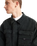 Umber Pigment Canvas Jacket in Black