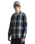 LX Indigo Plaid Shirt in Mossy Olive
