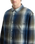 LX Indigo Plaid Shirt in Mossy Olive