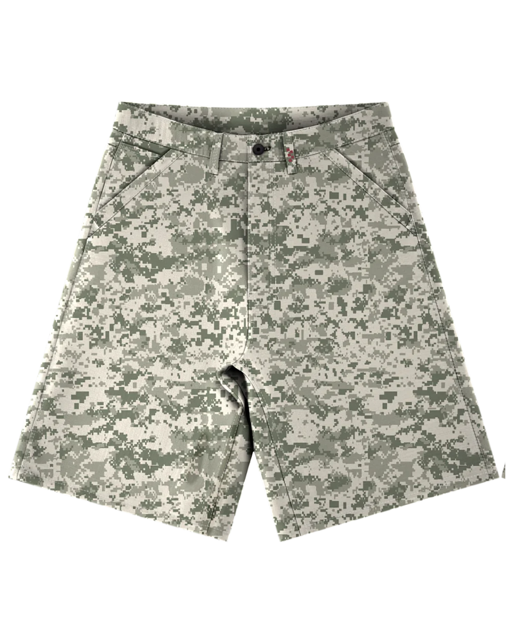 The Vans Mens LX Check-5 Baggy Canvas Walkshorts in Digi Camo