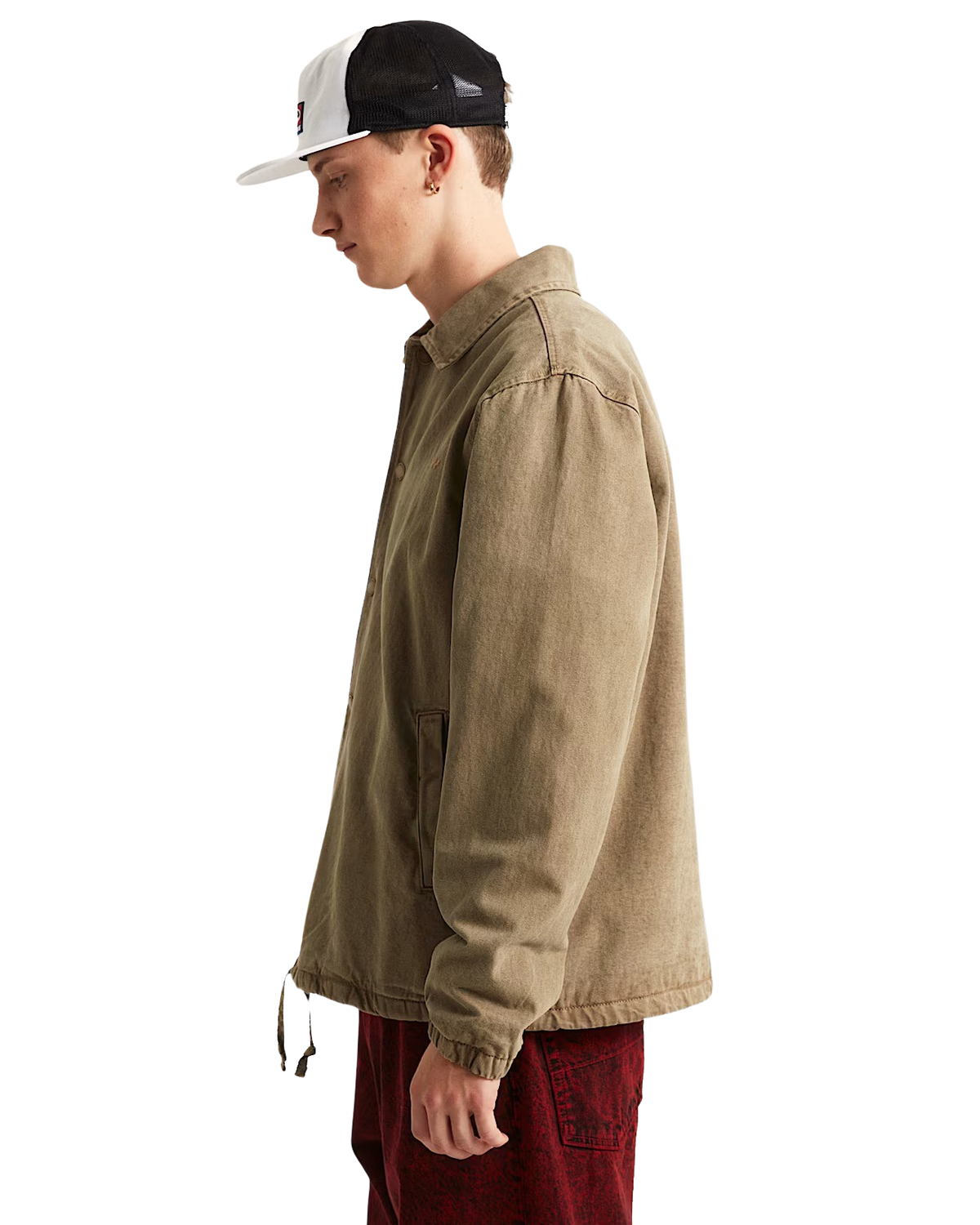 LX Denim Torrey Coaches Jacket in Bay Leaf