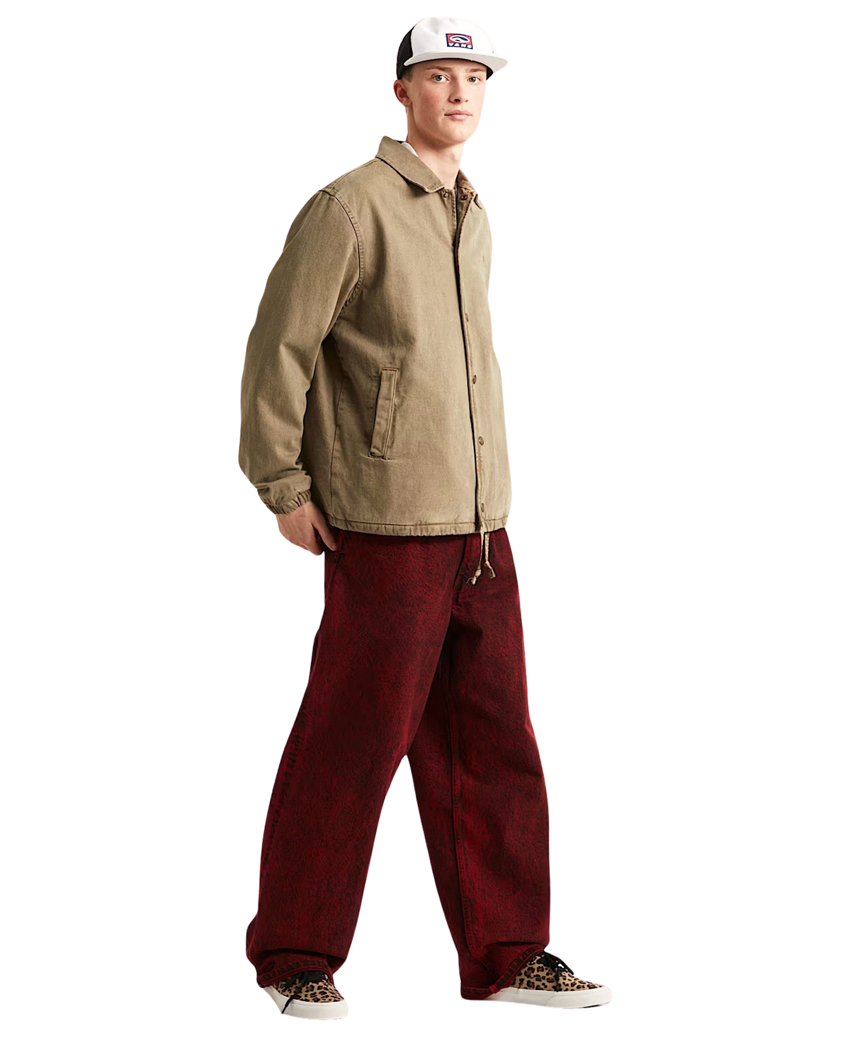 LX Denim Torrey Coaches Jacket in Bay Leaf
