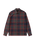 The Vans Mens Larkspur Plaid Flannel Shirt in Parisian Night & Poppy Ember