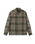 The Vans Mens Larkspur Plaid Flannel Shirt in Obsidian Fern & Bungee Cord