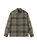 The Vans Mens Larkspur Plaid Flannel Shirt in Obsidian Fern & Bungee Cord