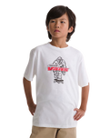 Boys Big Push T-Shirt in White